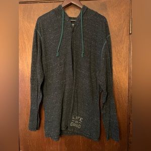 Men’s XXL Life Is Good tee shirt hoodie.